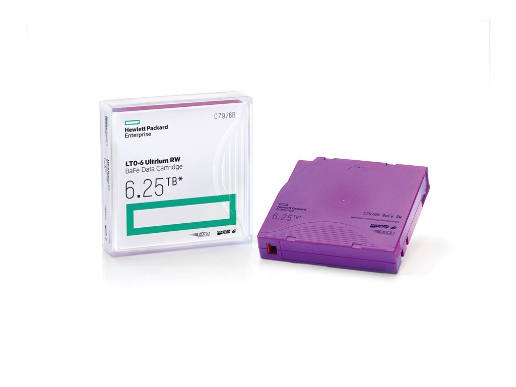 HP LTO-6 Ultrium 6.25TB BaFe RW 20Pk