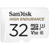 SanDisk High Endurance - Flash-Speicherkarte (microSDHC / SD-Adapter inbegriffen) - 32 GB - Video Class V30 / UHS-I U3 / Class10 - microSDHC UHS-I
