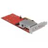 PCI Express x8 Karte zu 2 x intern NVMe M.2 Key M - Low Profile Formfaktor Delock