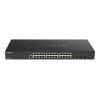 D-Link DXS 1210-28T - Switch - Smart - 24 x 10GBase-T + 4 x 25 Gigabit SFP28 - an Rack montierbar