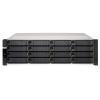 QNAP ES1686DC - NAS-Server - 16 Schächte - Rack - einbaufähig - SAS 12Gb / s - RAID RAID 0, 1, 5, 6, 10, JBOD, 5 Hot Spare, 6 Hot Spare, 10-Hot-Spare, 1 Hot-Spare - RAM 64 GB - Gigabit Ethernet / 10 Gigabit Ethernet - iSCSI Support - 3U