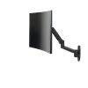 Ergotron LX - Befestigungskit (Gelenkarm, Erweiterungsadapter, Wandhalterung) - für LCD-Display - mattschwarz - Bildschirmgröße: bis zu 86,4 cm (bis zu 34 Zoll) - Wandmontage