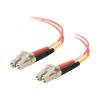 C2G LC-LC 50 / 125 OM2 Duplex Multimode PVC Fiber Optic Cable (LSZH) - Netzwerkkabel - LC Multi-Mode (M) zu LC Multi-Mode (M) - 30 m - 30 m - Glasfaser - Duplex - 50 / 125 Mikrometer - OM2 - halogenfrei - orange