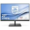 Philips E-line 275E1S - LED-Monitor - 68.6 cm (27") - 2560 x 1440 QHD @ 75 Hz - IPS - 250 cd / m² - 1000:1 - 4 ms - HDMI, VGA, DisplayPort - Textured Black