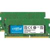 Crucial - DDR4 - Kit - 16 GB: 2 x 8 GB - SO DIMM 260-PIN - 2666 MHz / PC4-21300 - CL19 - 1.2 V - ungepuffert - non-ECC