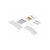 StarTech.com CONNLOCKPK10 Sicherheitskabel (10er Pack, Kabelschloss schützt vor Diebstahl, verstellbar, Schrumpfschlauch, Aderendhülsen) - Sicherheitskabel - Silber - 30 cm - TAA-konform (Packung mit 10)