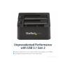 2-Bay USB 3.1 Hard Drive Docking Station