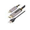 Startech 15,2m USB-C auf HDMI Aktives optisches Kabel (AOC), 4K 60Hz - HDMI-Kabel - USB-C männlich zu HDMI, USB (nur Strom) männlich - 15.2 m - geschirmt / Glasfaser - Schwarz - aktiv, Active Optical Cable (AOC), unidirektional, Unterstützung für 4K60H