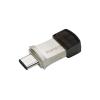 Transcend JetFlash 890 - USB-Flash-Laufwerk - 128 GB - USB 3.1 Gen 1 / USB-C - Silber