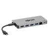 Tripp Lite USB C Docking Station USB Hub 4k w / HDMI, Gbe Gigabit Ethernet, SD Card Reader, PD Charging - Dockingstation - USB-C 3.1 / Thunderbolt 3 - HDMI - 1GbE