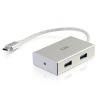 C2G USB-C Hub with 4 USB-A Ports - Hub - 4 x USB 3.1 - Desktop