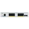 Cisco CAT1000L 18Port fixed managed L2 Switch: - 16x10 / 100 / 1000 Base-T (RJ45), PoE+ with 120W PoE budget, - 2x1GE SFP uplink Ports, external PWR-ADPT-150W=, - 36Gbps switching Bandwidth, WebUI, USB-A, USB mini-B, - fanless, external Bluetooth dongle