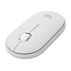 Logitech Pebble Mouse 2 M350s - Maus - optisch - 3 Tasten - kabellos - Bluetooth 5.2 LE - Tonal White