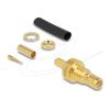 Delock - Antennenanschluss - SMB (W) Bulkhead - RG-174 / RG-316