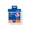 Brother LC521 Value Pack - 4er-Pack - Schwarz, Gelb, Cyan, Magenta - original - hängende Box - Tintenpatrone - für Brother DCP-J1260W, DCP-J1310DW, DCP-J1313DW, DCP-J1460DW