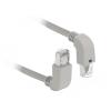 Delock Netzwerkkabel RJ45 Cat.6A S / FTP oben / unten gewinkelt 0,5 m