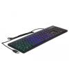 Delock USB Tastatur kabelgebunden 1,5 m schwarz mit RGB Beleuchtung