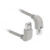 Delock Netzwerkkabel RJ45 Cat.6A S / FTP oben / unten gewinkelt 1 m