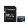 Kingston - Flash-Speicherkarte (microSDXC-an-SD-Adapter inbegriffen) - 256 GB - A2 / Video Class V30 / UHS-I U3 / Class10 - microSDXC UHS-I