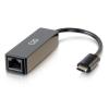 C2G USB-C to Ethernet Network Adapter - Netzwerkadapter - USB-C - Gigabit Ethernet x 1 - Schwarz