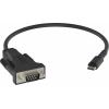 VISION Professional installationstauglicher Adapter USB-C zu Serial RS-232 - 30 JAHRE GARANTIE - funktioniert mit Mac und PC - im Standard-COM-Port installiert - 480 Mbit / s - Spannung bis 5 V - unterstützt alle Datensignale - USB-A 2.0 (M) zu 9-polig