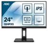AOC Q24P2Q - LED-Monitor - 60.5 cm (23.8") - 2560 x 1440 QHD @ 75 Hz - IPS - 250 cd / m² - 1000:1 - 4 ms - HDMI, VGA, DisplayPort - Lautsprecher - Schwarz