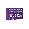 WD Purple WDD512G1P0C-85AEL0 - Flash-Speicherkarte - 512 GB - UHS-I U1 / Class10 - microSDXC - lila