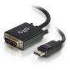 C2G 15ft DisplayPort to DVI-D Adapter Cable - M / M - Adapterkabel - TAA-konform - DisplayPort (M) zu DVI-D (M) - 4.57 m - Daumenschrauben, 1920 x 1200 (WUXGA) Support - Schwarz