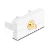 Delock Easy 45 Modul SMA Buchse zu SMA Buchse weiß