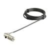 StarTech.com LTLOCKNANO Laptopschloss (2m Kabel, Nano lock, individuell wählbare Kombination, anti-theft) - Compatible with Kensington - Sicherheitskabelschloss - 2 m - TAA-konform