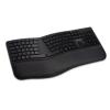 Kensington Pro Fit Ergo Wireless Keyboard - Tastatur - kabellos - 2.4 GHz, Bluetooth 4.0 - Deutsch - Schwarz
