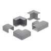 Delock - Kabelkanal-Verbindungsstück - for 24 x 14 mm cable duct - Grau (Packung mit 5)