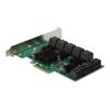 Delock - Speicher-Controller - SATA 6Gb / s - PCIe 3.0 x4