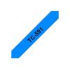 Brother TC591 - 9 mm x Schwarz auf Blau - laminiertes Band - für P-Touch PT-2000, PT-3000, PT-500, PT-5000, PT-8E