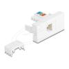 Delock - Easy 45 - Einrastmodul - UTP - RJ 12 - einfach - weiß