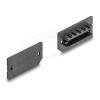 Delock - Schutzumschlag - für USB Typ-E Schlüssel A oder Schlüssel B weiblich - Schwarz (Packung mit 10)