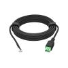 HP Poly - Mikrofonkabel - JST zu Phoenix, 3-polig männlich - 6 m - Schwarz