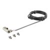 StarTech.com Laptopschloss mit 2m Kabel (Für K-Slot, Nano, Wedge Slot, Stahlkabel, 4-stelliges Kombinationsschloss, Kabelschloss) - Sicherheitskabelschloss - 2 m - TAA-konform