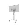 Neomounts Select Mobile Display Floor Stand (32-75") 10 cm. Wheels / White