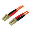 StarTech.com 1m Fiber Optic Cable - Multimode Duplex 50 / 125 - LSZH - LC / LC - OM2 - LC to LC Fiber Patch Cable (50FIBLCLC1) - Netzwerkkabel - LC Multi-Mode (M) zu LC Multi-Mode (M) - 1 m - 1 m - Glasfaser - Duplex - 50 / 125 Mikrometer - für P / N: GLC