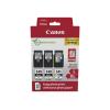 Canon PG-540L x2 / CL-541XL Photo Paper Value Pack - 2er-Pack - Schwarz, Farbe (Cyan, Magenta, Gelb) - original - Hängebox - Tintenpatrone / Papierkit - für PIXMA MG3250, MG3550, MG3650, MG4250, MX395, MX455, MX475, MX525, MX535, TS5150, TS5151