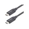 StarTech USB-C Kabel - St / St - 0,5m - USB 2.0 - USB-C Ladekabel - USB 2.0 Typ-C - Kurzes USB C Kabel - USB-Kabel - USB-C (M) zu USB-C (M) - USB 2.0 - 50 cm - Schwarz - für P / N: DKT30CHD