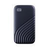 WD My Passport SSD WDBAGF0020BBL - SSD - verschlüsselt - 2 TB - extern (tragbar) - USB 3.2 Gen 2 (USB-C Steckverbinder) - 256-Bit-AES - Mitternachtsblau