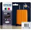 Epson 405XL Multipack - 4er-Pack - XL - Schwarz, Gelb, Cyan, Magenta - original - Blister mit RF- / akustischem Alarmsignal - Tintenpatrone - für WorkForce WF-7310, 7830, 7835, 7840, WorkForce Pro WF-3820, 3825, 4820, 4825, 4830