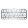 Logitech MX Keys Mini - Tastatur - hinterleuchtet - kabellos - Bluetooth - QWERTZ - Deutsch - Pale Gray