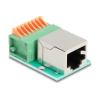 Delock RJ45 Buchse zu Terminalblock mit Drucktaster Cat.5e