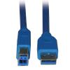 Eaton Tripp Lite Series USB 3.2 Gen 1 SuperSpeed Device Cable (A to B M / M), 6 ft. (1.83 m) - USB-Kabel - USB Typ A (M) zu USB Type B (M) - USB 3.0 - 1.8 m - Blau