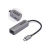 StarTech.com USB-C to Ethernet Adapter, NIC, 1Gbps - Netzwerkadapter - USB-C 3.2 Gen 1 - Gigabit Ethernet + USB-C 3.2 Gen 1 - Space-grau