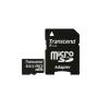 Transcend - Flash-Speicherkarte (microSDHC / SD-Adapter inbegriffen) - 4 GB - Class 4 - microSDHC