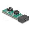 PCI Express 4.0 x16 Riser Karte mit 2 x M.2, Erweiterung PC